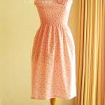 Summer Dress Pink Floral Pr..