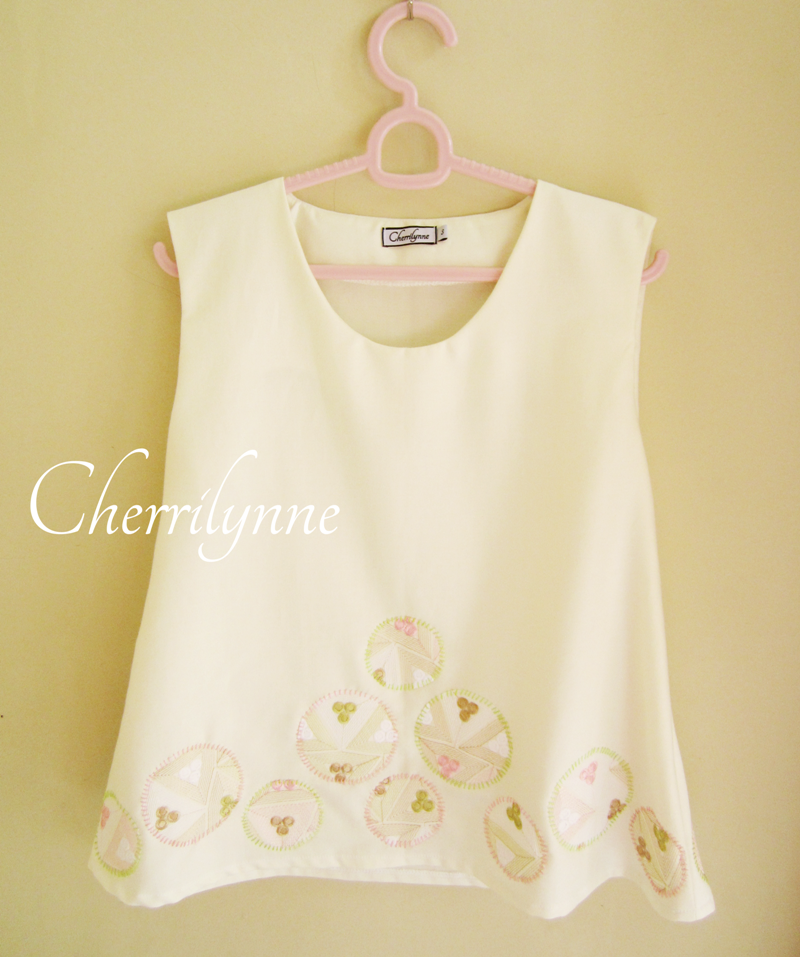 Sleeveless Top with Appliques